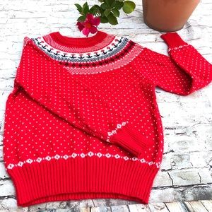 Buffums CLASSIC Ski sweater vintage GEM 💎 LARGE